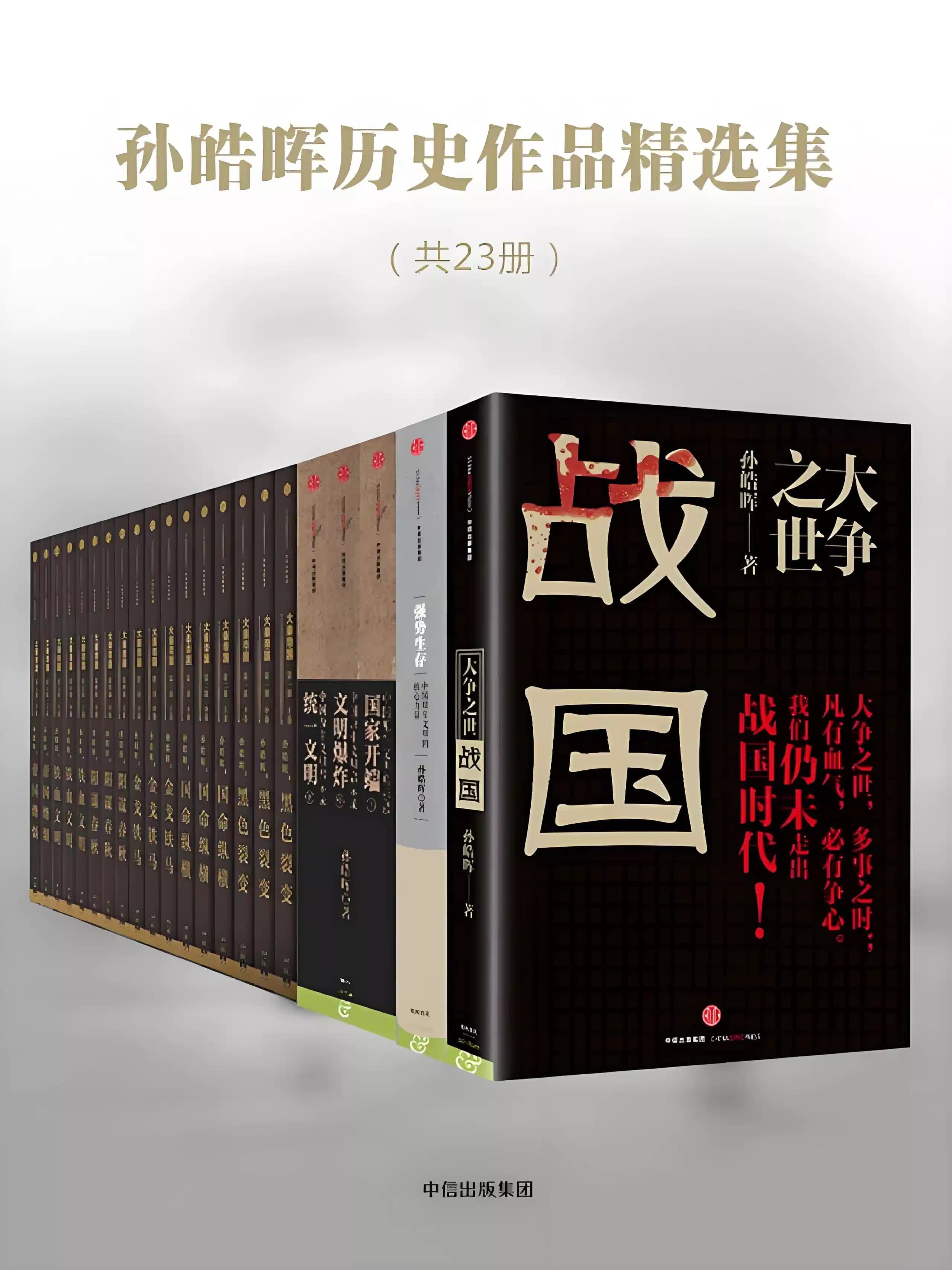 孙皓晖历史作品精选集 - 书籍网盘资源预览图